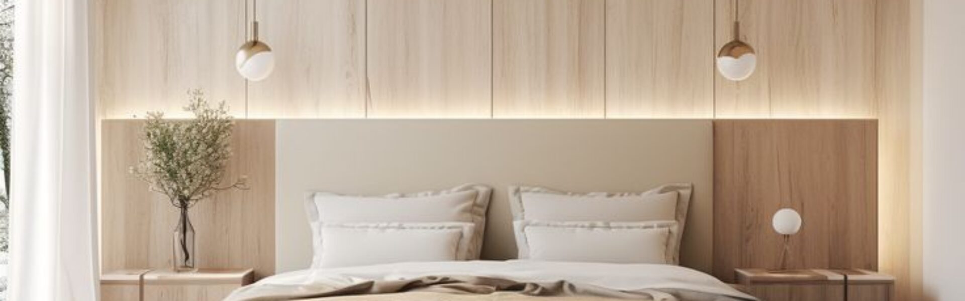 Wood Bedroom Design - Biophilic Interiors (1)